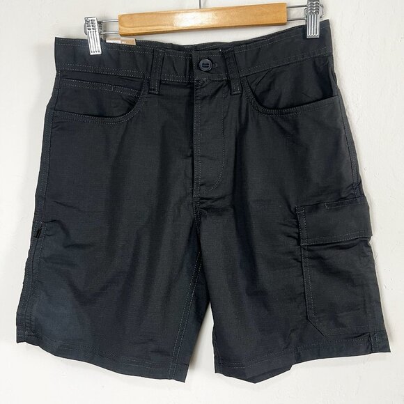 NEW Prana Double Peak Shorts Men's Size 28 x 8 Charcoal Gray‎ Standard Fit Cargo - Picture 1 of 6
